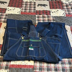 Liberty Men's Dark Blue Denim Overalls